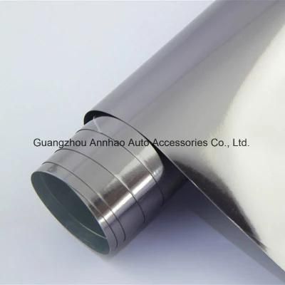 Wholesale 1.52*18m High Stretchable Chrome Mirror Car Wrap Vinyl