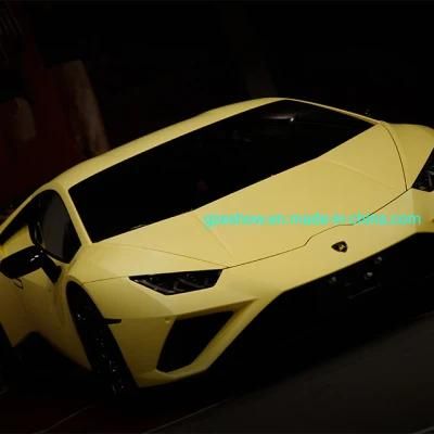 Matte Light Yellow Color Changing Car Wrap Viny