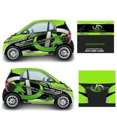 Car Accessories Logo Stickers Vinyl Decorative Films Autos Car Wrapping Advertising Design Car Stickers Custom Printing PVC Sticker