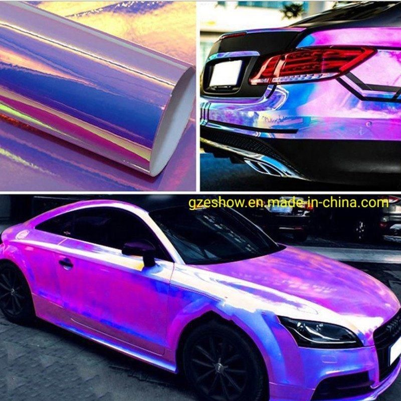 Chrome Vinyl Wrap Rainbow Finish Roll