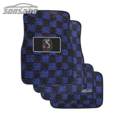 Universal Checker Car Floor Mat Carpet Right Hand Drive Private Label