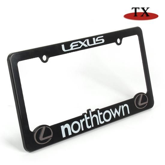 Customized Personality European And American License Plate Frame Plastic Metal