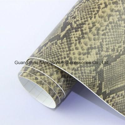 Hot Sale Python Skin Vinyl Wrap Film for Car