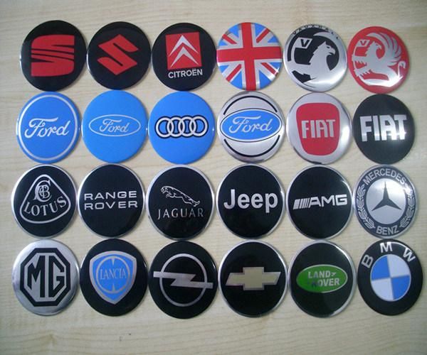 Colorful Transformers Carbon Fiber Badges Car Emblems