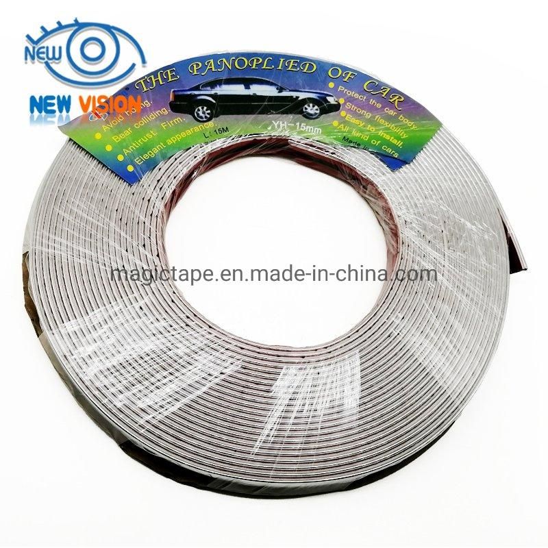 Auto Body Protector Moulding Trim PVC Chrome Decorative Strips