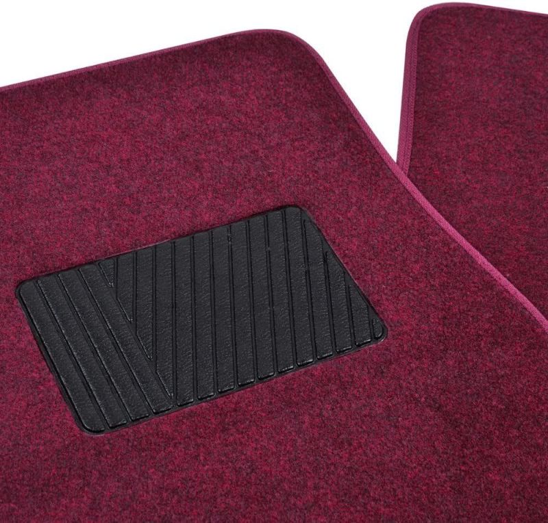 Car Accessory Carpet Floor Mats Red