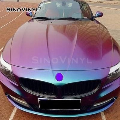 SINOVINYL High Quality Chameleon Car Wrap Vinyl Wrap Car With Air Release PVC Sticker