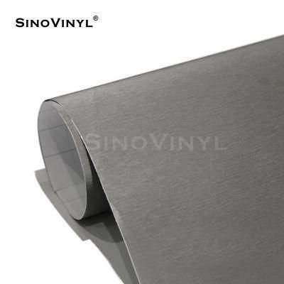 SINOVINYL Factory Supplier Pirce Aluminum Brushed Gold Color Wraps For Car Body Decoration