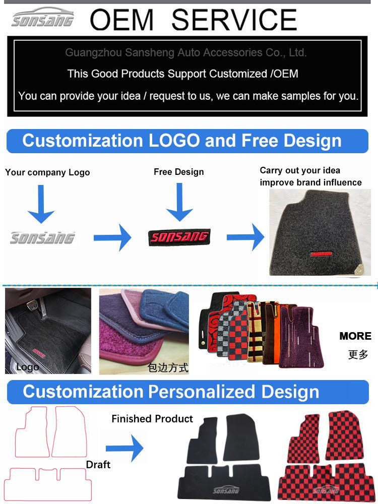 Heavy Duty Carpet Floor Mats for Car SUV Van Extra Thick Carpet with Rubber Backing Multiple Colors