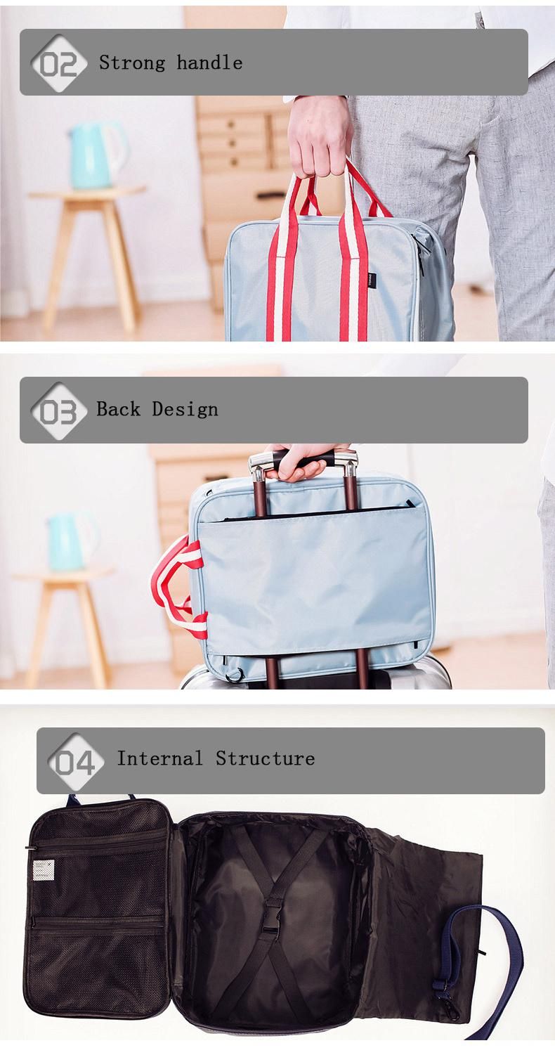 Large-Capacity Travel Clothes Organize Business Trip One-Shoulder Portable Messenger Luggage Bag Storage Bag