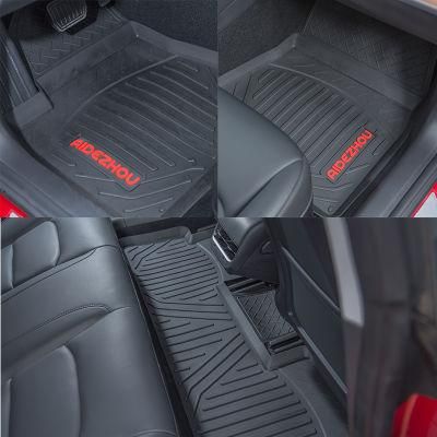 Full Set Position 3D Customized PVC/Latex/Rubber Car Floor Mat for Tesla Model 3