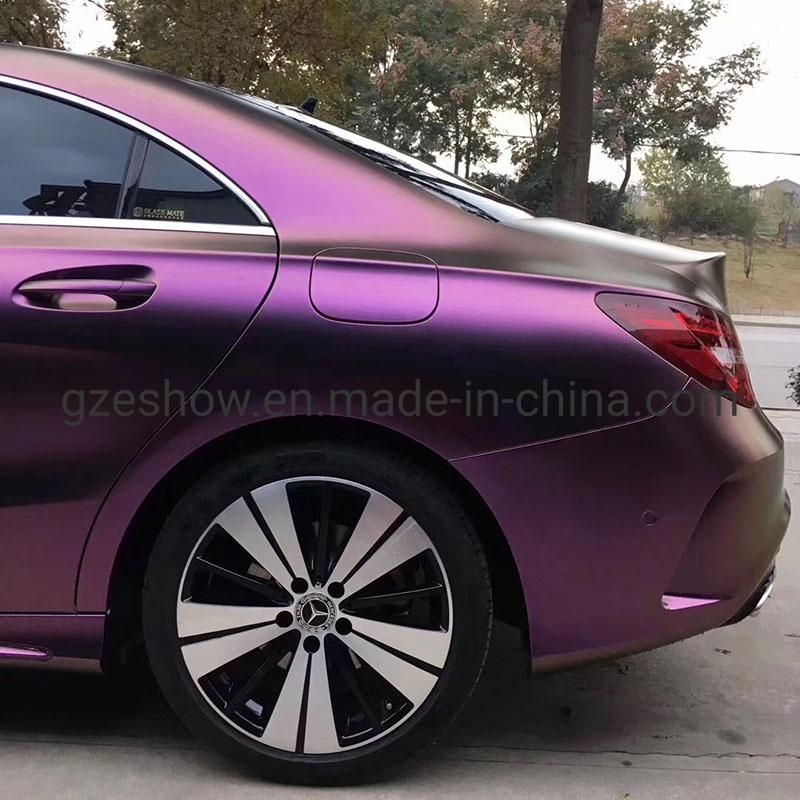 1.52*18m Red Copper Matte Diamond Chameleon Car Vinyl Film