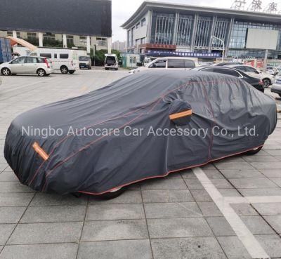 Newest Design 250g PEVA and PP Cotton Car Cover with Reflectors