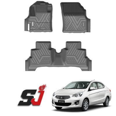 Auto Full Set 5D TPV Carpet Floor Foot Mats Car Floor Mats for 2017 Attrage