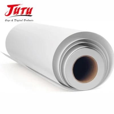 Jutu PVC Blanco Vinilo Adhesivo PARA Eco-Solvent Impresion Glossy/Matte Vinyl