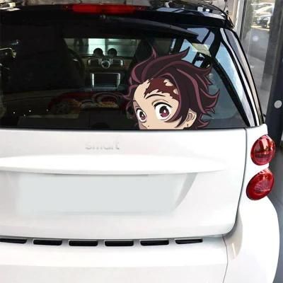 Die Cut Car Window Cartoon Character Vinyl Personalized Removable Car Sticker