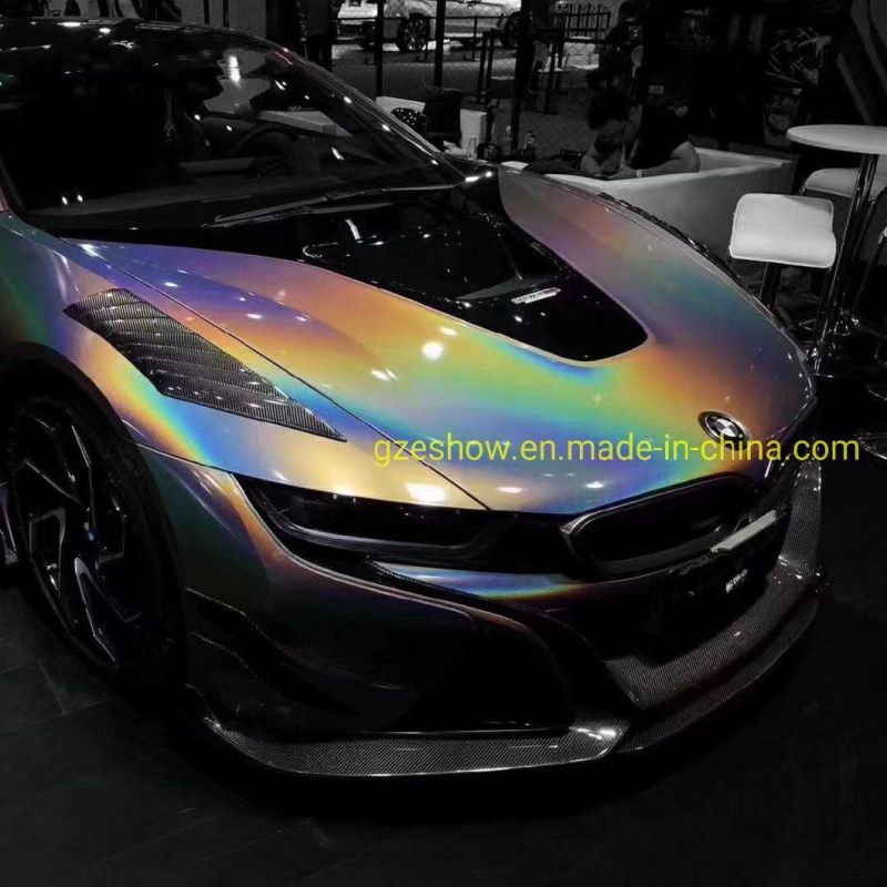 Rainbow Gray Laser Car Vinyl Wrap Film Sticker