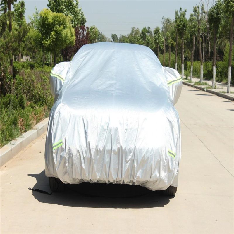 Blue Color PEVA&Ppcotton Material Waterproof UV Protection Full Car Cover