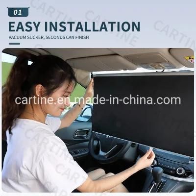 Front Windshield Auto Car Windshield Sun Visor Retractable Sun Shade Car Curtain