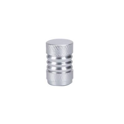 Silver Color Set of 4PCS Metal Car Tire Valve Cap