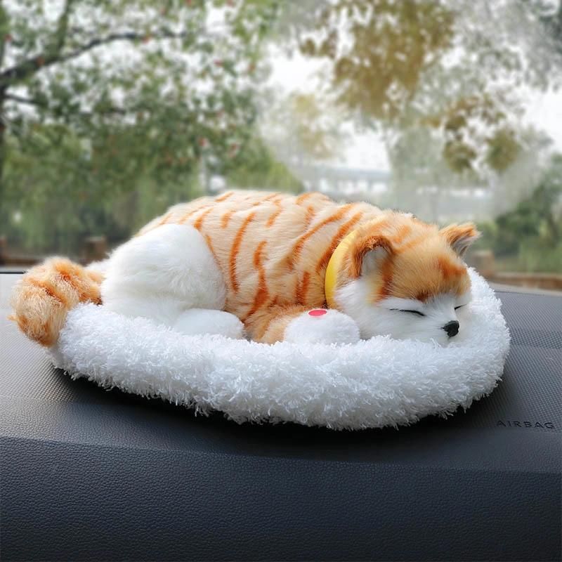 Artificial Car Decoration Creative Simulation Animal Activated Carbon Car Bamboo Charcoal Bag Plush Toy Interior Supplies Dog