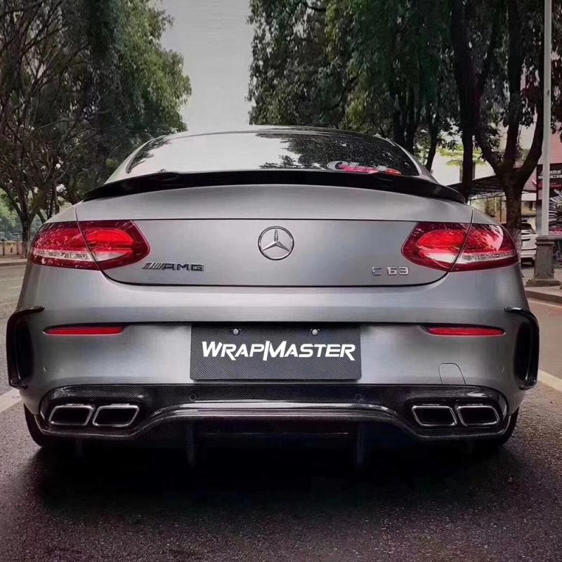 Wrapmaster 1.52*18m Self-Adhesive Auto Sticker Air Bubble Free Not Hurt The Car Paint Brushed Matte Gray Pearl Vinyl Ice Car Wrap