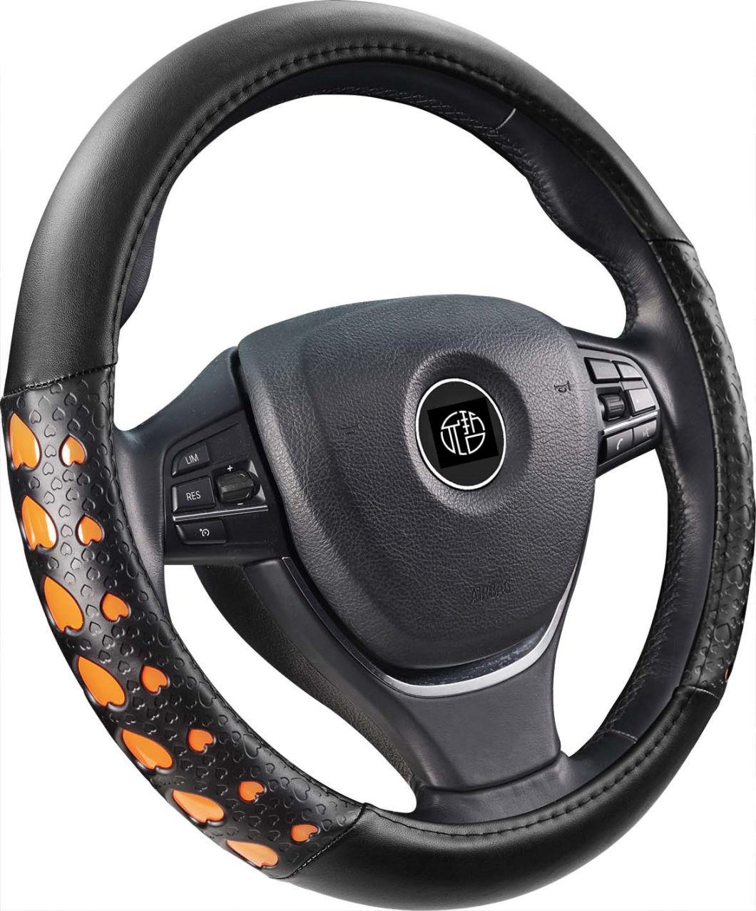 Fashion New Design PVC Car Steering Wheel Covers From Manufacturer