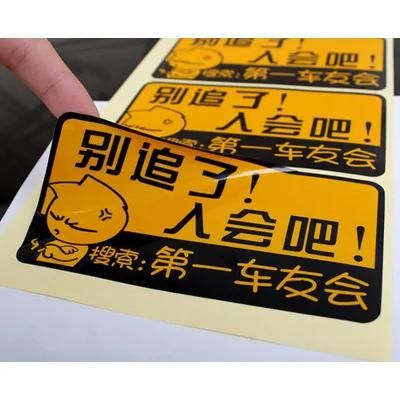 Best Quality Modern Design Pet Car Sticker