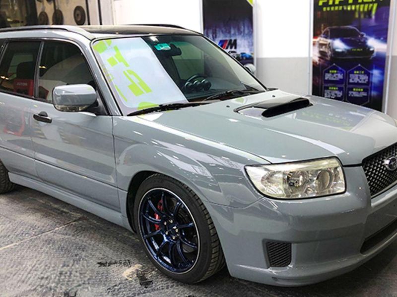 Car Color Changing Film Uitra Glossy Grey Car Film