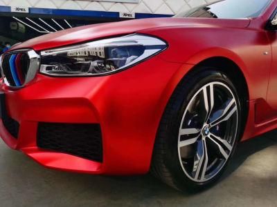 Tsautop 1.52*18m Red Matte Ceramic Auto Body PVC Sticker Car Wrap