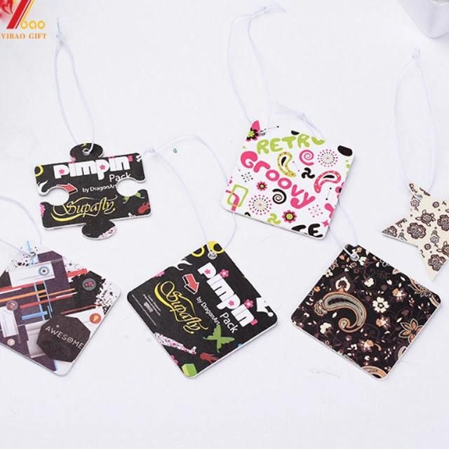 Wholesale Promotional Souvenir Gifts Custom Best Hanging Printing Paper Car Air Freshener Air Fresheners (YB-AF-8)