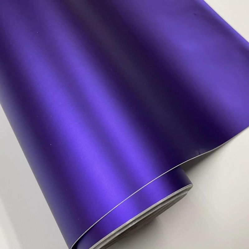 Satin Matte Purple Car Wrap Film Vinyl for Car Body