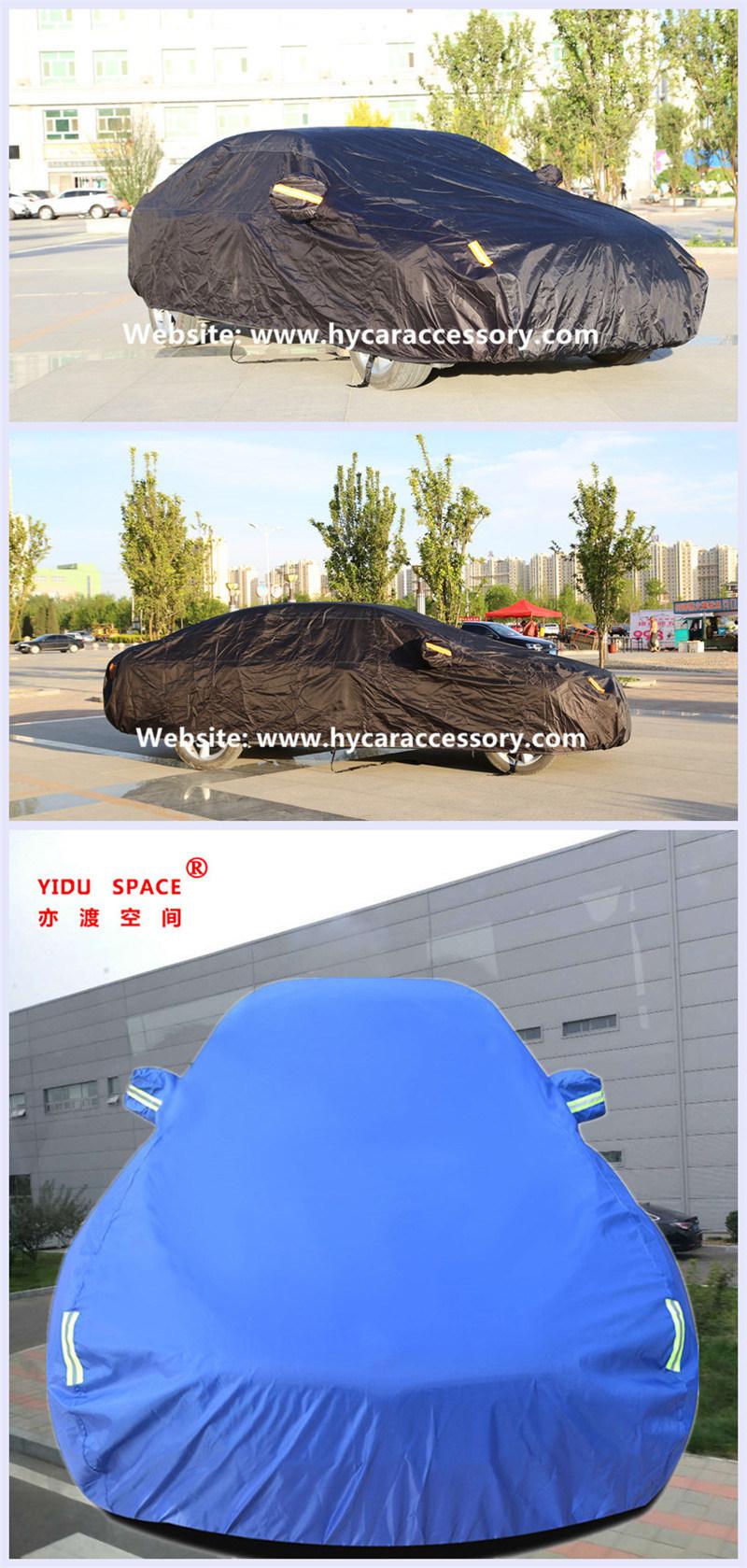 Hot Sale Oxford Green Sunshade Portable Sunproof Waterproof Sedan Cover