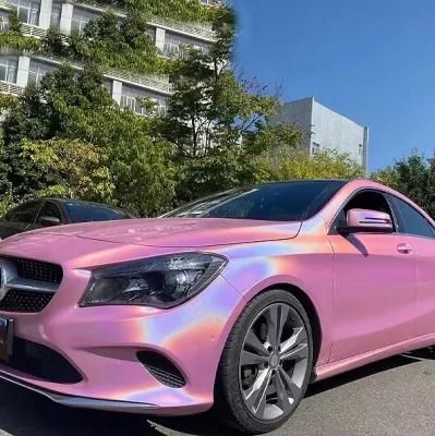 Laser Pink Paint Protection Film Car Body Chrome Wrap Vinyl Film