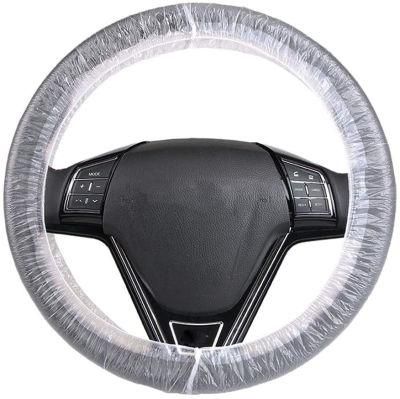 Universal Safety Disposable Steering Wheel Cover, White Universal Plastic Cover