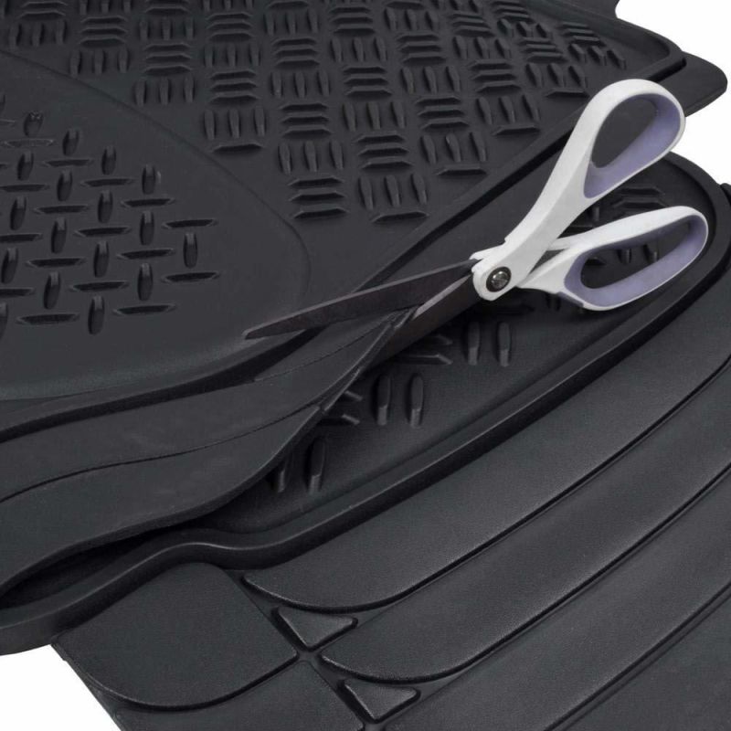 Car Accessory All Weather Truck SUV Car Rear Rubber Floor Mat Black