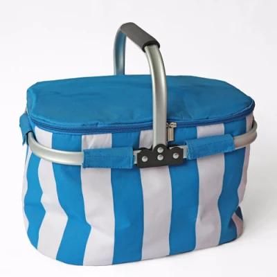 Folding Portable Shopping Basket Picnic Basket Ls8-3128