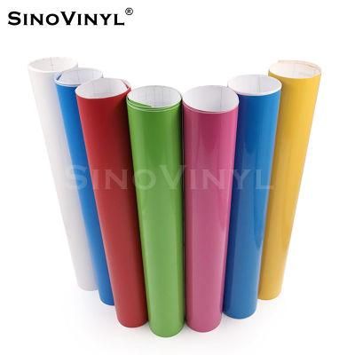 SINOVINYL Gloss Matte Graphic Letters Cutting Permanent Adhesive Vinyl Rolls