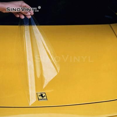 SINOVINYL Anti Scratch Transparent PPF TPH Auto Vehicle Vinyl Wrap Car Paint Protection Film