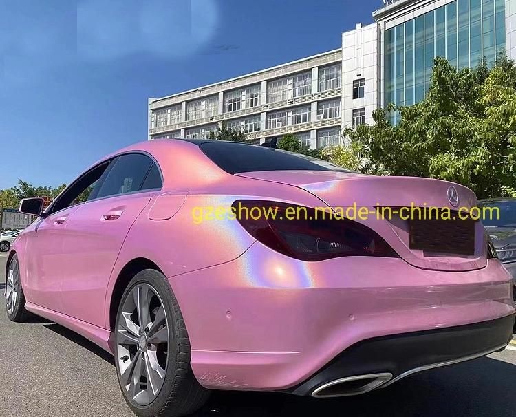 Laser Pink Paint Protection Film Car Body Chrome Wrap Vinyl Film