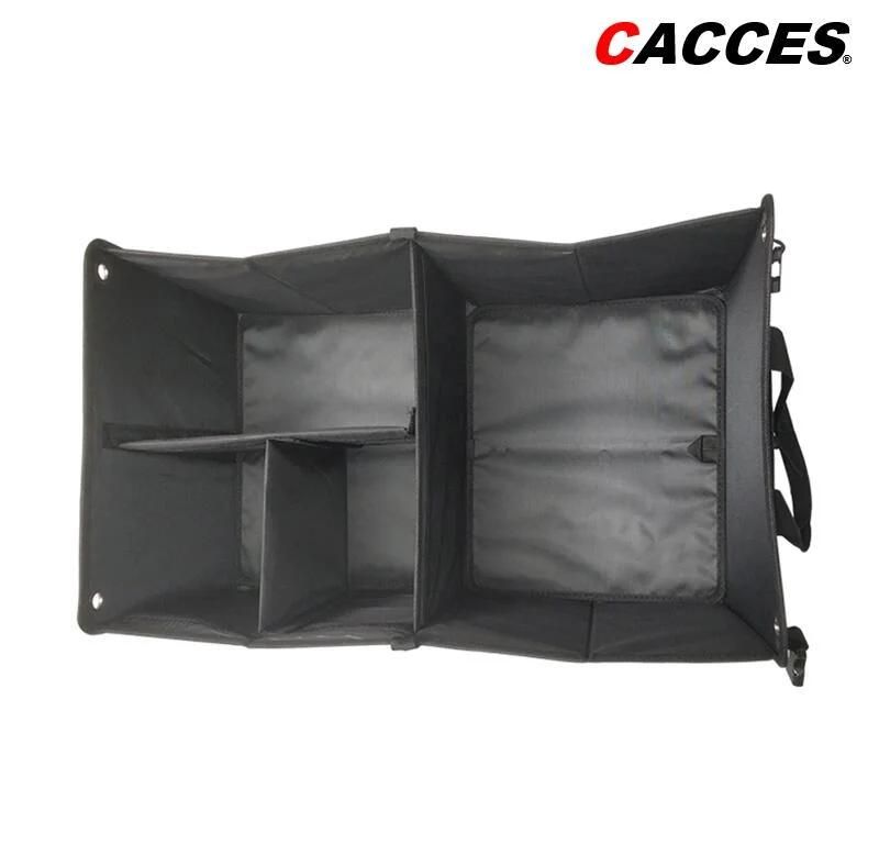 Cacces Car Storage Box Car Trunk Organiser Trunk Organiser Car Boot Organizer Collapsible Trunk Storage Organiser Portable Cargo Organiser Multi Compartments