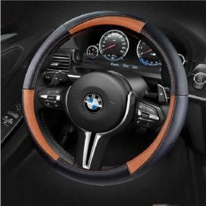 Microfiber Leather and PVC Fit Car Accessories Steering Wheel Cover