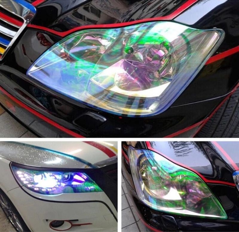 3D Cat Eye Type Headlight Tint Vinyl