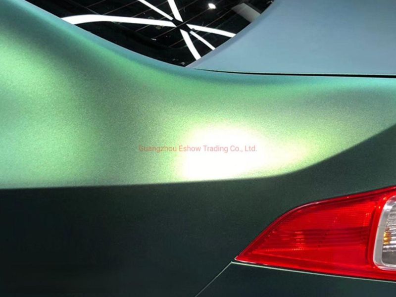 Self Adhesive Vinyl Matte Diamond Green Sticker Vinyl Body Decoration Car Film