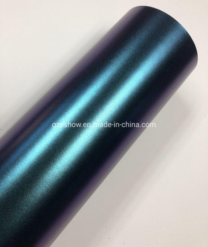 Car Blue to Purple Pearl Chameleon Vinyl Wrap Film