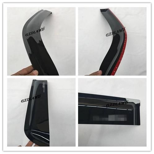 4X4 Auto Acrylic Plastic Rain Guard Car Window Sun Visor for Hilux Revo 2015-2016