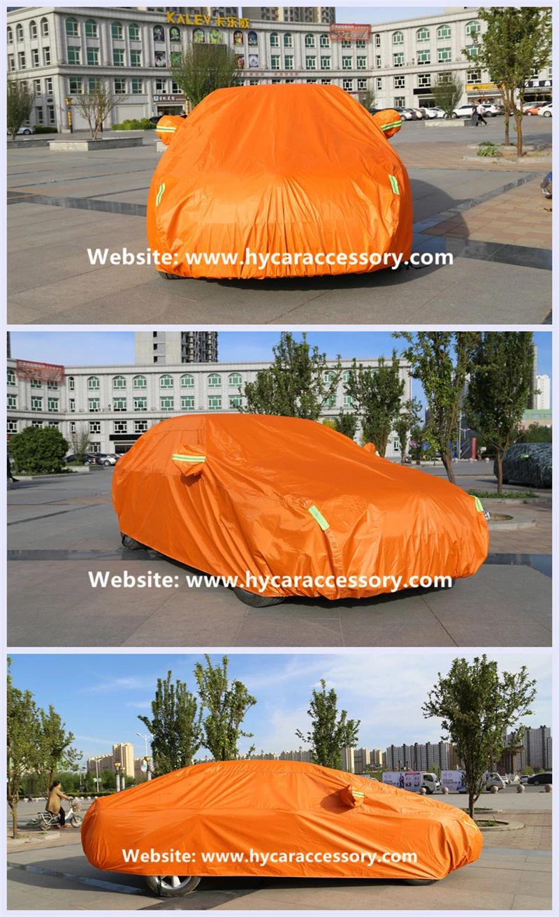 Oxford Pink Folding Sunproof Sunshade Manful Portable Waterproof Car Cover