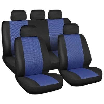 Classic Polyester Breathable Car Leather Seats Covers in Purple Color