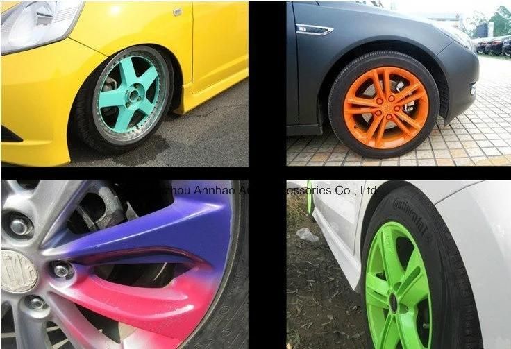 Easy Remove Glitter Car Wheel Rubber Paint Spray