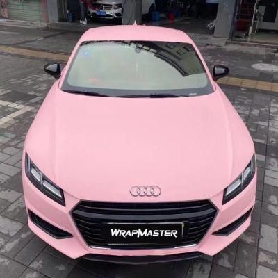 Tsauto 1.52*18meter Pink Ultimate Flat Car Vinyl Wrap